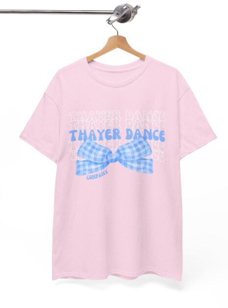 Thayer Dance Academy Blue Bow tee